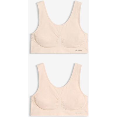 bonprix Feel Comfort Seamless Bustier (2er Pack) beige 904 bonprix Feel Comfort Seamless Bustier (2er Pack) beige 904