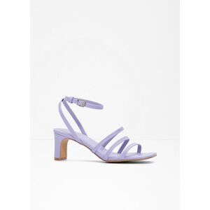 bonprix Riemchensandaletten mit schmalem Absatz lila 36 bonprix Riemchensandaletten mit schmalem Absatz lila 36