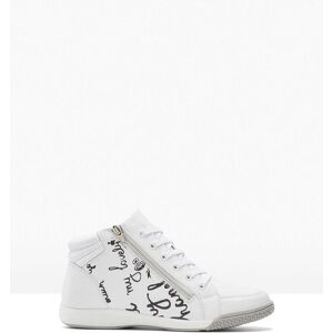 bonprix High-Top-Sneaker mit Reißverschluss weiß 43 bonprix High-Top-Sneaker mit Reißverschluss weiß 43