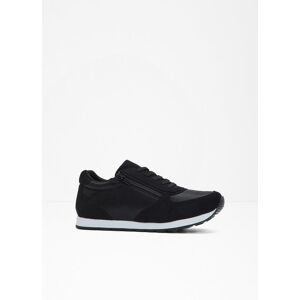 bonprix Sneaker mit Reißverschluss schwarz 43 bonprix Sneaker mit Reißverschluss schwarz 43