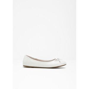 bonprix Ballerinas mit Schleife weiß 35 bonprix Ballerinas mit Schleife weiß 35