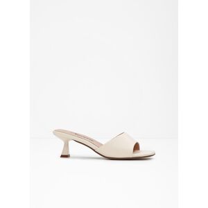 bonprix Pantoletten mit schmalem Absatz beige 41 bonprix Pantoletten mit schmalem Absatz beige 41