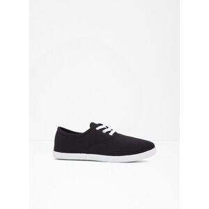 bonprix Sneaker aus Baumwoll-Canvas schwarz 36 bonprix Sneaker aus Baumwoll-Canvas schwarz 36