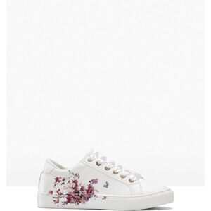 bonprix Sneaker mit floralem Druck weiß 36 bonprix Sneaker mit floralem Druck weiß 36