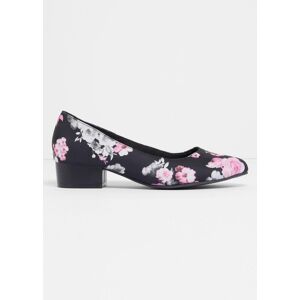 bonprix Pumps mit Blockabsatz schwarz 36 bonprix Pumps mit Blockabsatz schwarz 36