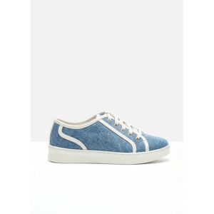 bonprix Sneaker in Denim-Optik blau 36 bonprix Sneaker in Denim-Optik blau 36