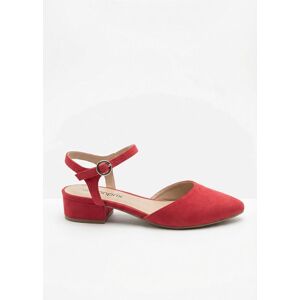 bonprix Slingpumps mit niedrigem Absatz rot 42 bonprix Slingpumps mit niedrigem Absatz rot 42