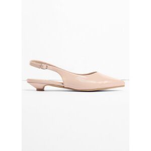 bonprix Sling-Ballerinas in Lackoptik beige 42 bonprix Sling-Ballerinas in Lackoptik beige 42