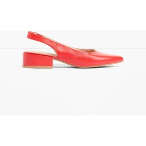 bonprix Slingpumps mit flachem Absatz rot 39 bonprix Slingpumps mit flachem Absatz rot 39