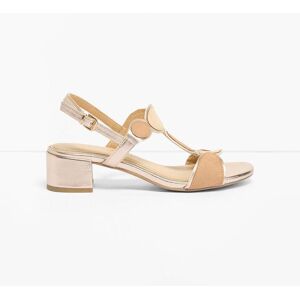 bonprix Marco Tozzi Sandaletten mit Blockabsatz beige 41 bonprix Marco Tozzi Sandaletten mit Blockabsatz beige 41