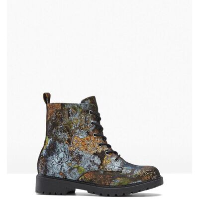 bonprix Schnürboots mit floralem Muster grün 38 bonprix Schnürboots mit floralem Muster grün 38
