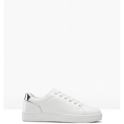 bonprix Sneaker mit Metallic-Details weiß 39 bonprix Sneaker mit Metallic-Details weiß 39
