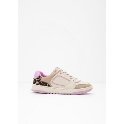 bonprix Sneaker mit Animal-Details beige 36 bonprix Sneaker mit Animal-Details beige 36