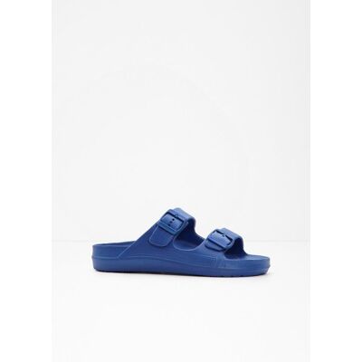 bonprix Pantoletten aus wasserabweisendem Material blau 38 bonprix Pantoletten aus wasserabweisendem Material blau 38