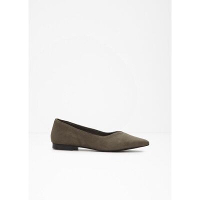 bonprix Ballerinas aus Veloursleder grün 41 bonprix Ballerinas aus Veloursleder grün 41