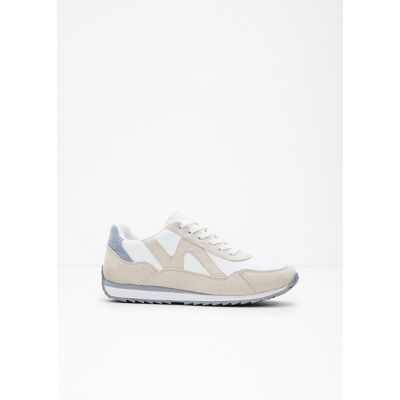 bonprix Sneaker mit Profilsohle weiß 36 bonprix Sneaker mit Profilsohle weiß 36