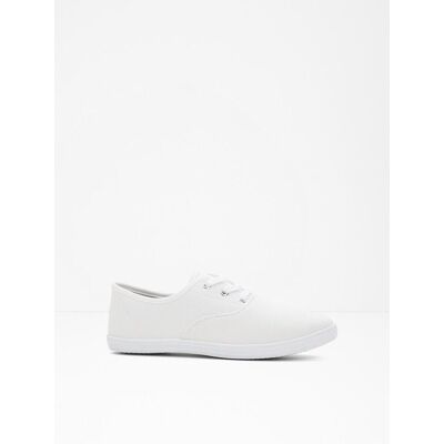 bonprix Sneaker aus Baumwoll-Canvas weiß 38 bonprix Sneaker aus Baumwoll-Canvas weiß 38