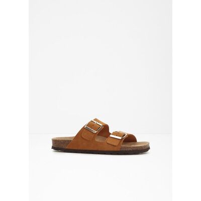 bonprix Pantoletten aus Veloursleder braun 39 bonprix Pantoletten aus Veloursleder braun 39
