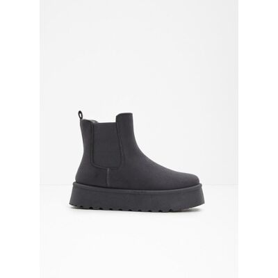bonprix Gefütterte Chelsea-Boots grau 38 bonprix Gefütterte Chelsea-Boots grau 38