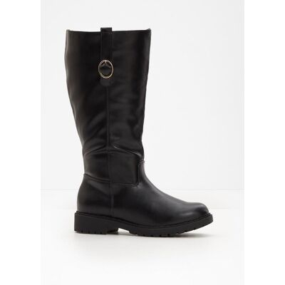 bonprix Weitschaftstiefel schwarz 41 bonprix Weitschaftstiefel schwarz 41