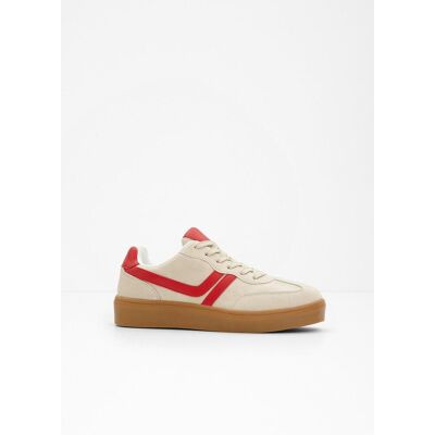 bonprix Plateau-Sneaker im Retrolook beige 38 bonprix Plateau-Sneaker im Retrolook beige 38