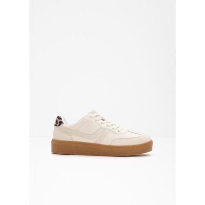bonprix Plateau-Sneaker im Retrolook weiß 37 bonprix Plateau-Sneaker im Retrolook weiß 37