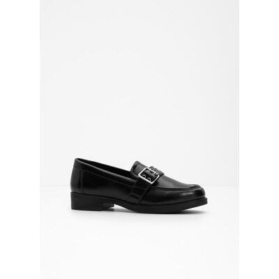bonprix Loafer im Bikerlook schwarz 38 bonprix Loafer im Bikerlook schwarz 38