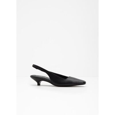 bonprix Slingpumps aus Leder schwarz 38 bonprix Slingpumps aus Leder schwarz 38