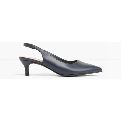 bonprix Slingpumps mit schmalem Absatz blau 40 bonprix Slingpumps mit schmalem Absatz blau 40