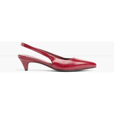 bonprix Slingpumps mit niedrigem Absatz rot 37 bonprix Slingpumps mit niedrigem Absatz rot 37