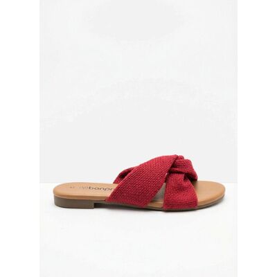 bonprix Pantoletten mit Knoten rot 36 bonprix Pantoletten mit Knoten rot 36