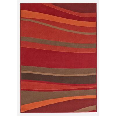 bonprix Teppich mit Wellenmusterung rot 5 (160/230 cm) bonprix Teppich mit Wellenmusterung rot 5 (160/230 cm)