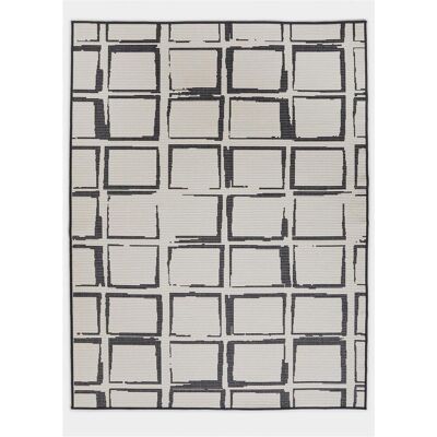 bonprix In- und Outdoor Wende-Teppich mit Karos grau 1 (60/110 cm) bonprix In- und Outdoor Wende-Teppich mit Karos grau 1 (60/110 cm)