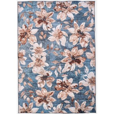 bonprix Teppich mit floraler Musterung blau 1 (60/90 cm) bonprix Teppich mit floraler Musterung blau 1 (60/90 cm)