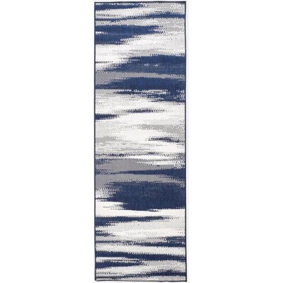 bonprix In-und Outdoor Wende-Teppich mit graphischer Musterung blau 1 (60/110 cm) bonprix In-und Outdoor Wende-Teppich mit graphischer Musterung blau 1 (60/110 cm)