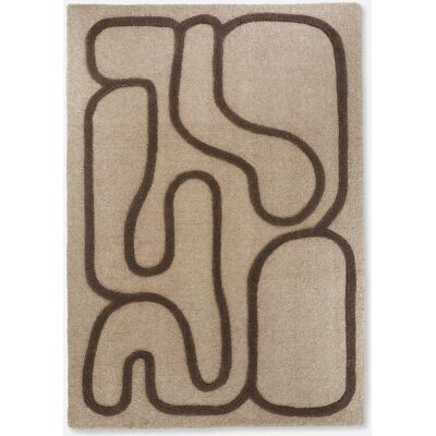 bonprix Kelim-Teppich mit moderner Musterung braun 1 (50/90 cm) bonprix Kelim-Teppich mit moderner Musterung braun 1 (50/90 cm)