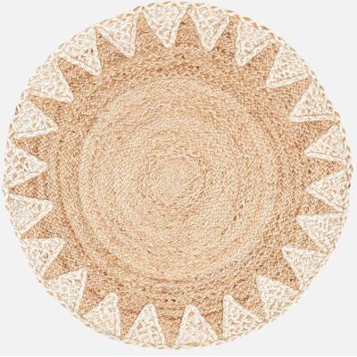 bonprix Runder Jute-Teppich beige 2 (Ø 120 cm) bonprix Runder Jute-Teppich beige 2 (Ø 120 cm)