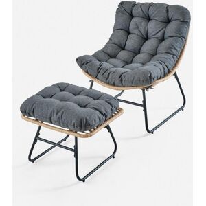 bonprix Gartenmöbel Set (2-tlg. Set) grau bonprix Gartenmöbel Set (2-tlg. Set) grau
