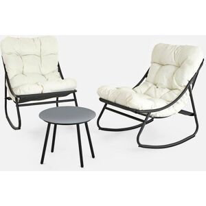 bonprix Gartenmöbel Set (3-tlg. Set) schwarz bonprix Gartenmöbel Set (3-tlg. Set) schwarz