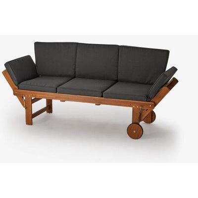 bonprix Gartenbank mit Rollen beige bonprix Gartenbank mit Rollen beige