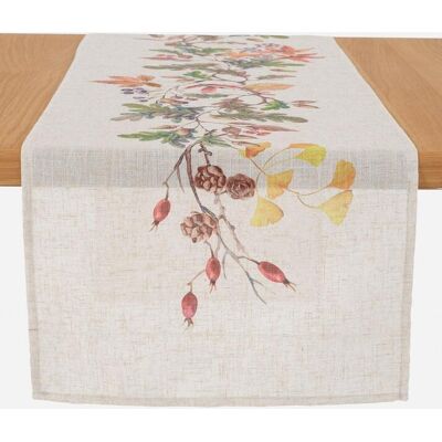 bonprix Tischläufer mit Leinenanteil beige 2 (LxB 160/40 cm) bonprix Tischläufer mit Leinenanteil beige 2 (LxB 160/40 cm)