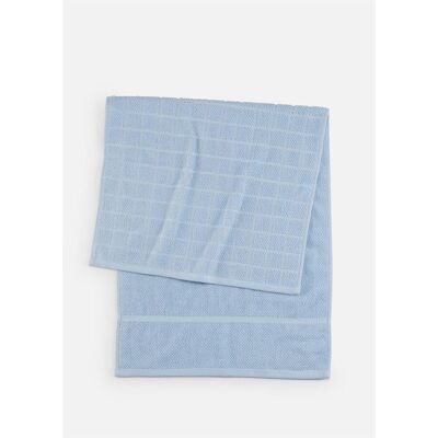 bonprix Baumwollhandtuch blau 2 (2er Pack Handtuch 50/100 cm: 50/100 cm) bonprix Baumwollhandtuch blau 2 (2er Pack Handtuch 50/100 cm: 50/100 cm)