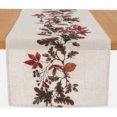 bonprix Tischläufer mit Leinenanteil rot 2 (LxB 160/40 cm) bonprix Tischläufer mit Leinenanteil rot 2 (LxB 160/40 cm)