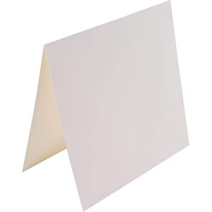 Creative Blanko Faltkarten Quadratisch Groß Elfenbein, 25 Stück, passende Briefumschläge erhältlich, Elfenbeinfarben Creative Blanko Faltkarten Quadratisch Groß Elfenbein, 25 Stück, passende Briefumschläge erhältlich, Elfenbeinfarben