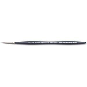 Winsor & Newton 5011130 Professional Aquarellpinsel, Malpinsel für Aquarellfarben mit synthetischen Fasern, ergonomischer Griff, langlebig & formstabil, kurze Stiel Rundpinsel Nr. 000 Winsor & Newton 5011130 Professional Aquarellpinsel, Malpinsel für Aquarellfarben mit synthetischen Fasern, ergonomischer Griff, langlebig & formstabil, kurze Stiel Rundpinsel Nr. 000