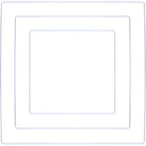 Marke Modell Metall Quadratische Ringe - 20/25/30cm - Schmuck Marke Modell Metall Quadratische Ringe - 20/25/30cm - Schmuck