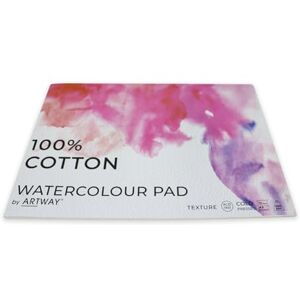 ARTWAY Aquarellblock, A3, kaltgepresst, 300 g/m², 100% Baumwolle, 12 Blatt, weiß ARTWAY Aquarellblock, A3, kaltgepresst, 300 g/m², 100% Baumwolle, 12 Blatt, weiß