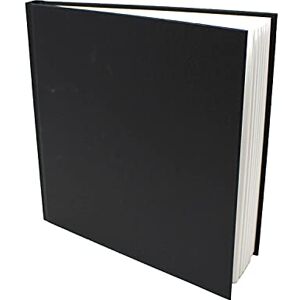 ARTWAY Studio Gebundenes Quadratisches Skizzenbuch 195mm 92 Seiten/46 Blätter aus 170 gsm Papier Schwarzes Skizzenbuch mit festem Einband, Schwarz ARTWAY Studio Gebundenes Quadratisches Skizzenbuch 195mm 92 Seiten/46 Blätter aus 170 gsm Papier Schwarzes Skizzenbuch mit festem Einband, Schwarz