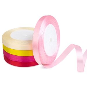 Tiergrade Satinband, 10mm * 22 Meter verschiedene Seidenband für Kunsthandwerk, 5 farbige Bänder für Geschenkverpackung, Stoffband für Haarschleifen, Lei-Herstellung, Hochzeit, Partydekoration Tiergrade Satinband, 10mm * 22 Meter verschiedene Seidenband für Kunsthandwerk, 5 farbige Bänder für Geschenkverpackung, Stoffband für Haarschleifen, Lei-Herstellung, Hochzeit, Partydekoration