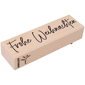 Rayher Weihnachtsstempel - Frohe Weihnachten - 3,0x10,0 cm Rayher Weihnachtsstempel - Frohe Weihnachten - 3,0x10,0 cm